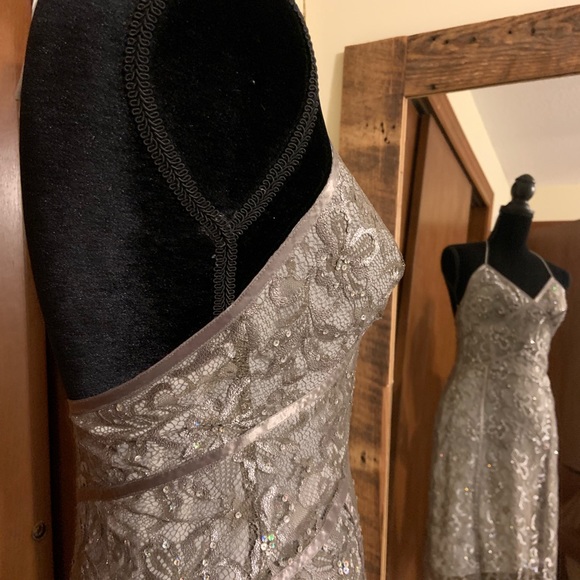 GORGEOUS Slate grey Cocktail Dress!!! - Picture 7 of 8